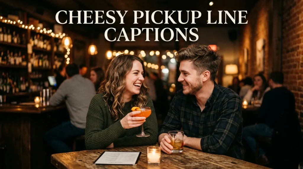 Cheesy Pickup Line Captions