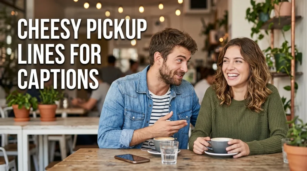 Cheesy Pickup Lines For Captions