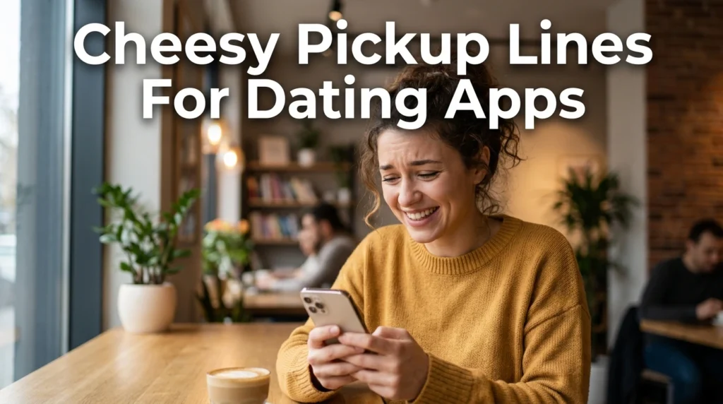 Cheesy Pickup Lines For Dating Apps