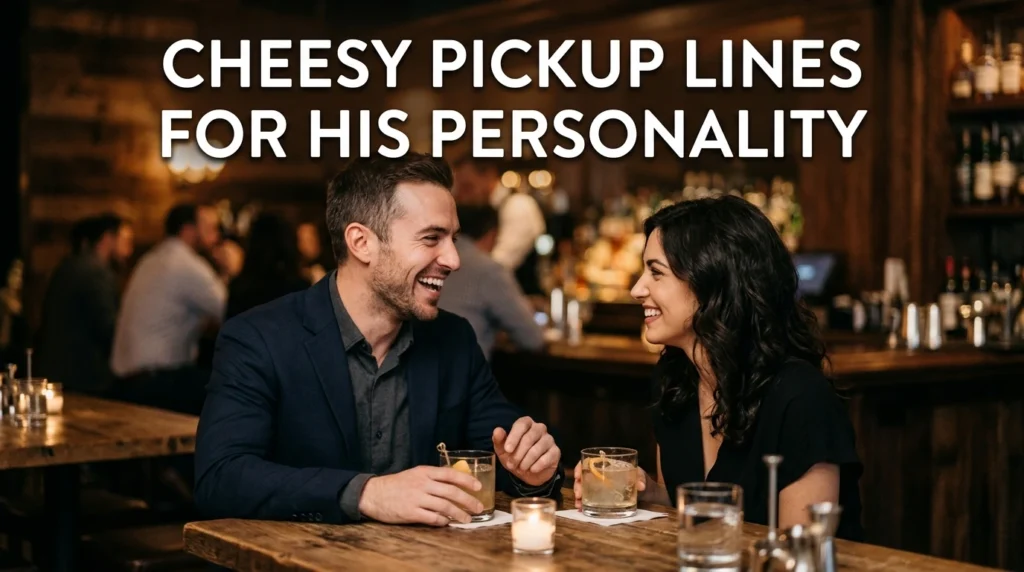 Cheesy Pickup Lines For His Personality