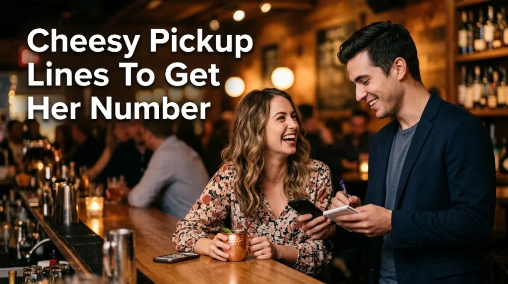 Cheesy Pickup Lines To Get Her Number