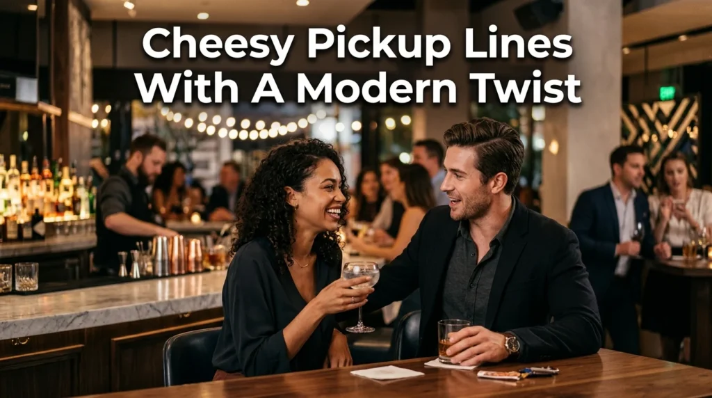 Cheesy Pickup Lines With A Modern Twist