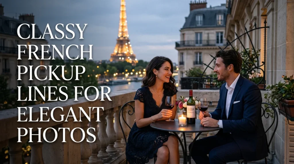 Classy French Pickup Lines For Elegant Photos