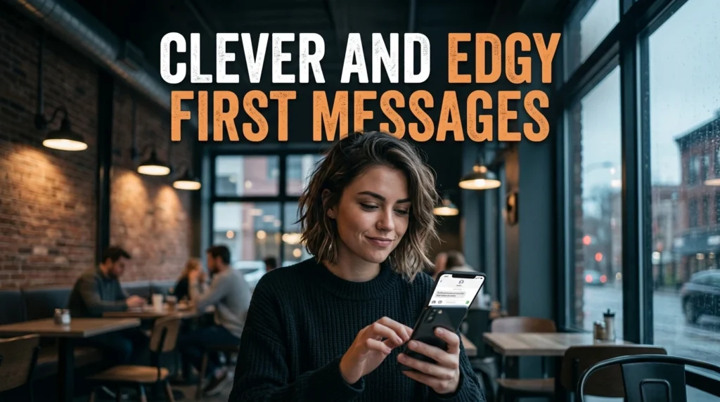 Clever And Edgy First Messages