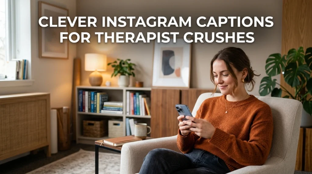 Clever Instagram Captions For Therapist Crushes