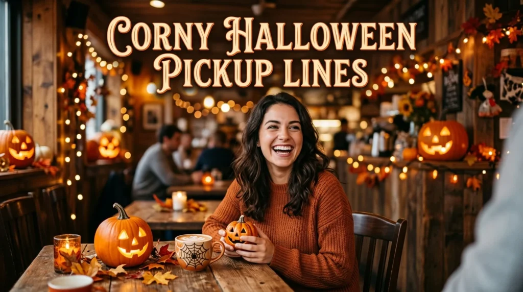 Corny Halloween Pickup Lines