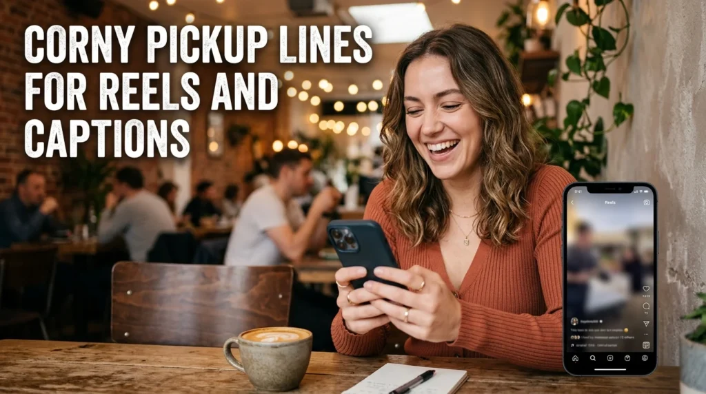 Corny Pickup Lines For Reels And Captions
