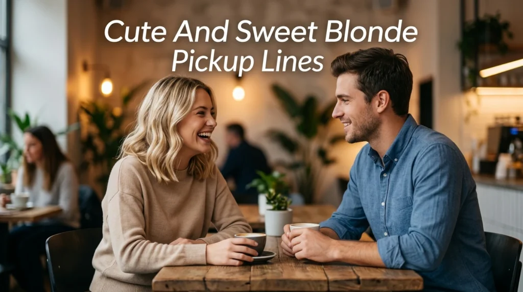 Cute And Sweet Blonde Pickup Lines