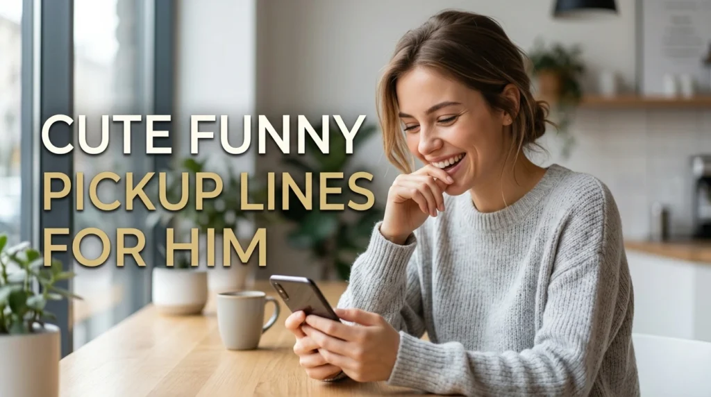 Cute Funny Pickup Lines For Him