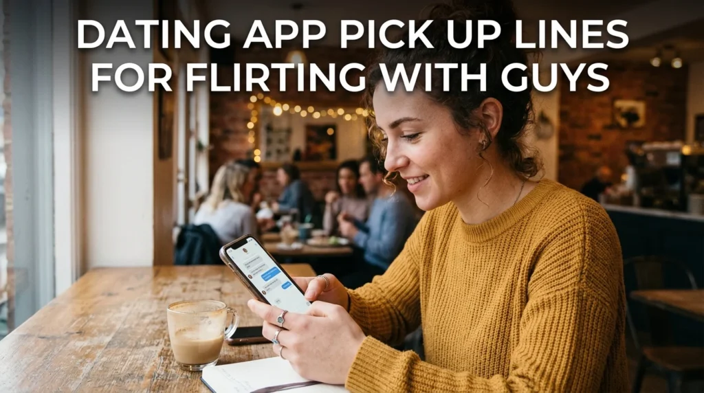 Dating App Pick Up Lines For Flirting With Guys