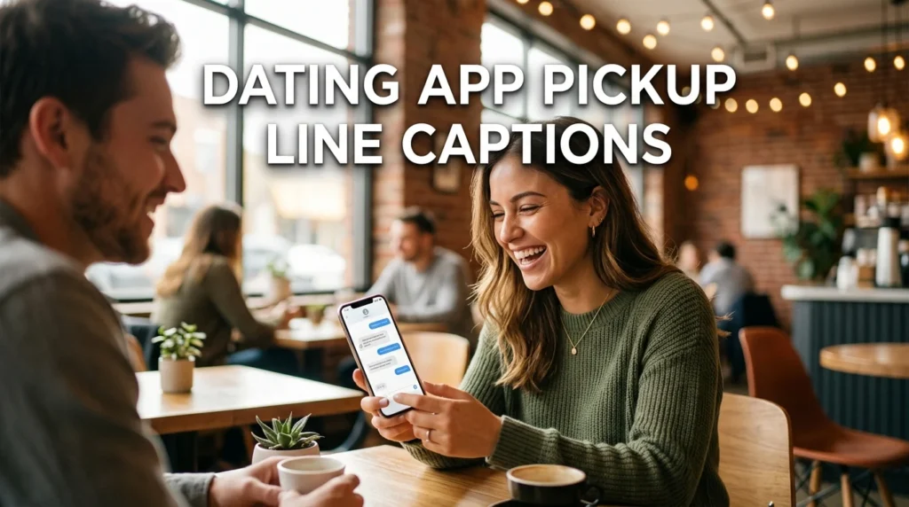 Dating App Pickup Line Captions