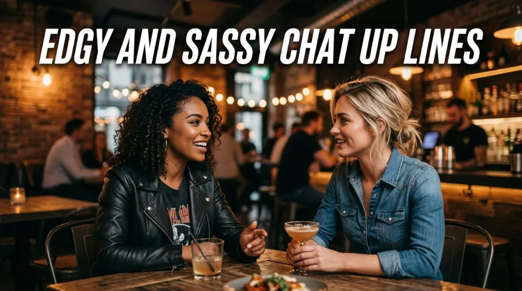 Edgy And Sassy Chat Up Lines