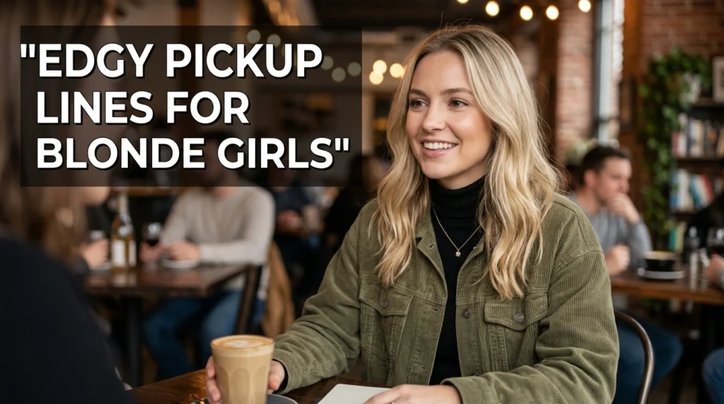 Edgy Pickup Lines For Blonde Girls
