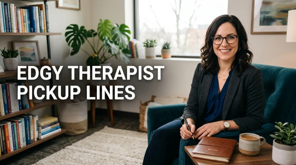 Edgy Therapist Pickup Lines