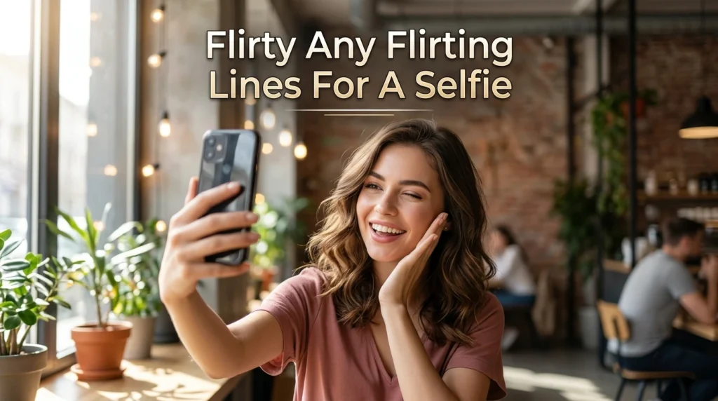 Flirty Any Flirting Lines For A Selfie