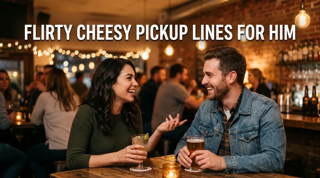 Flirty Cheesy Pickup Lines For Him