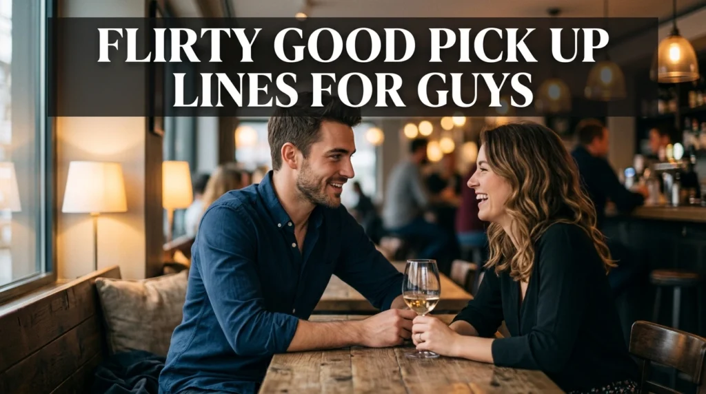 Flirty Good Pick Up Lines For Guys