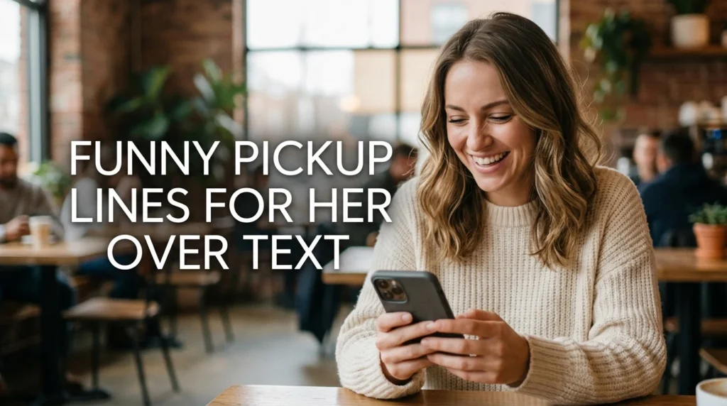 Funny Pickup Lines For Her Over Text