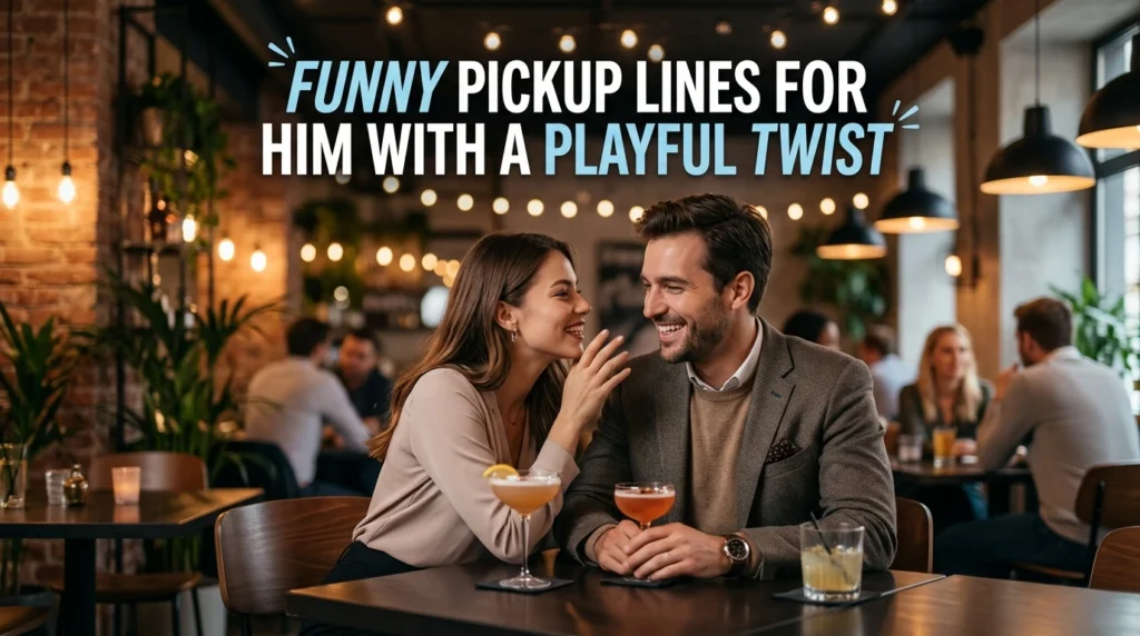 Funny Pickup Lines For Him With A Playful Twist