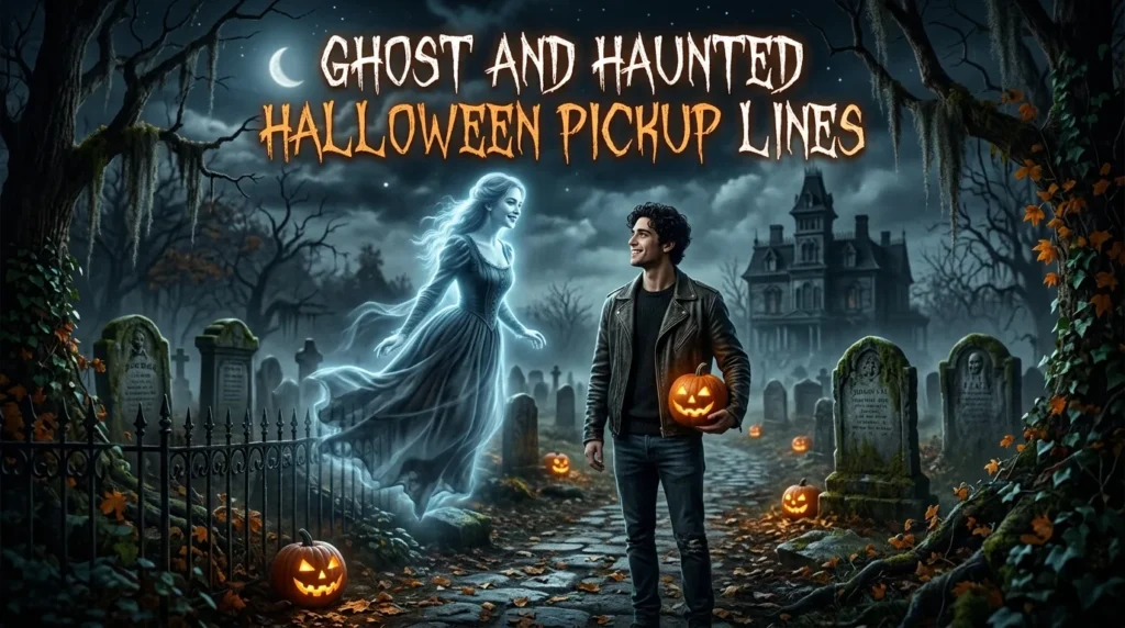 Ghost And Haunted Halloween Pickup Lines