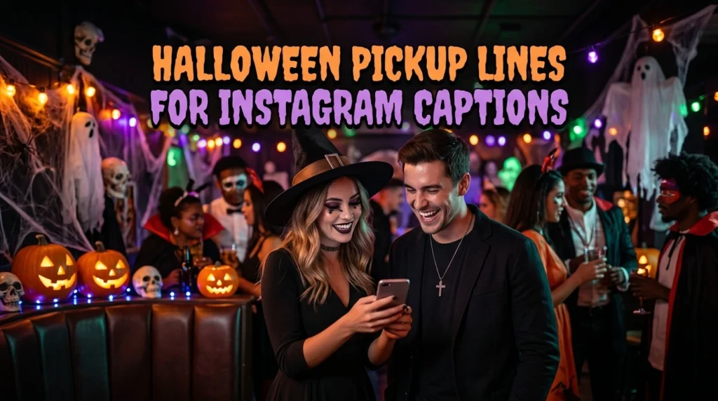 Halloween Pickup Lines For Instagram Captions