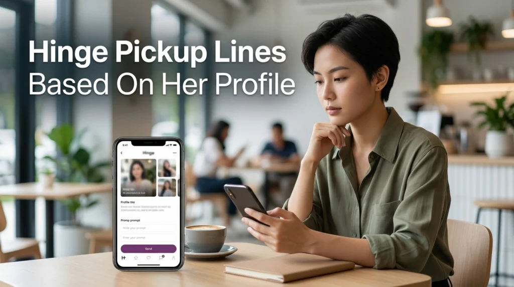 Hinge Pickup Lines Based On Her Profile