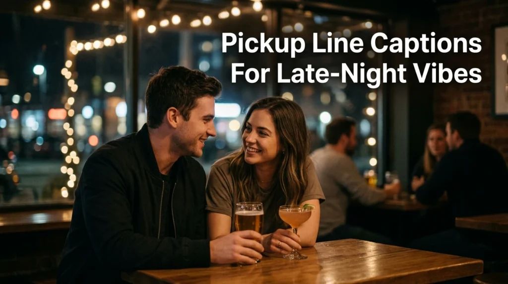 Pickup Line Captions For Late-Night Vibes
