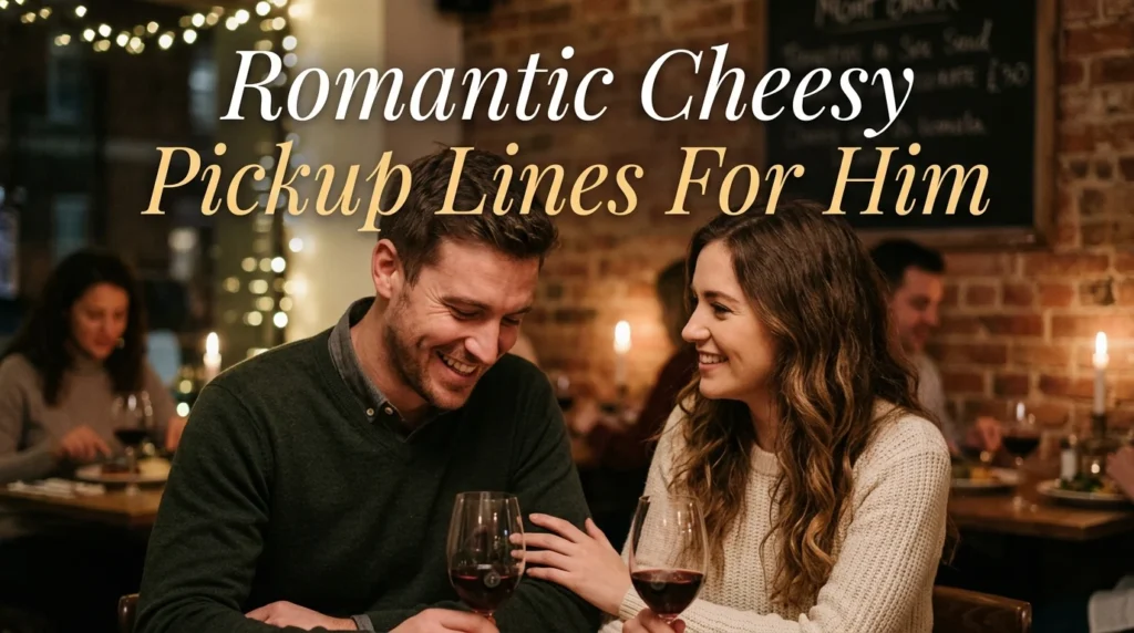 Romantic Cheesy Pickup Lines For Him