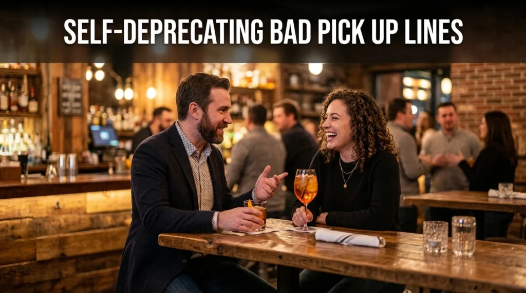 Self-Deprecating Bad Pick Up Lines