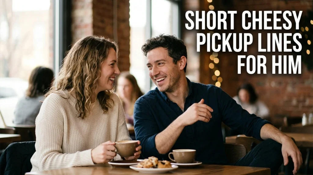 Short Cheesy Pickup Lines For Him