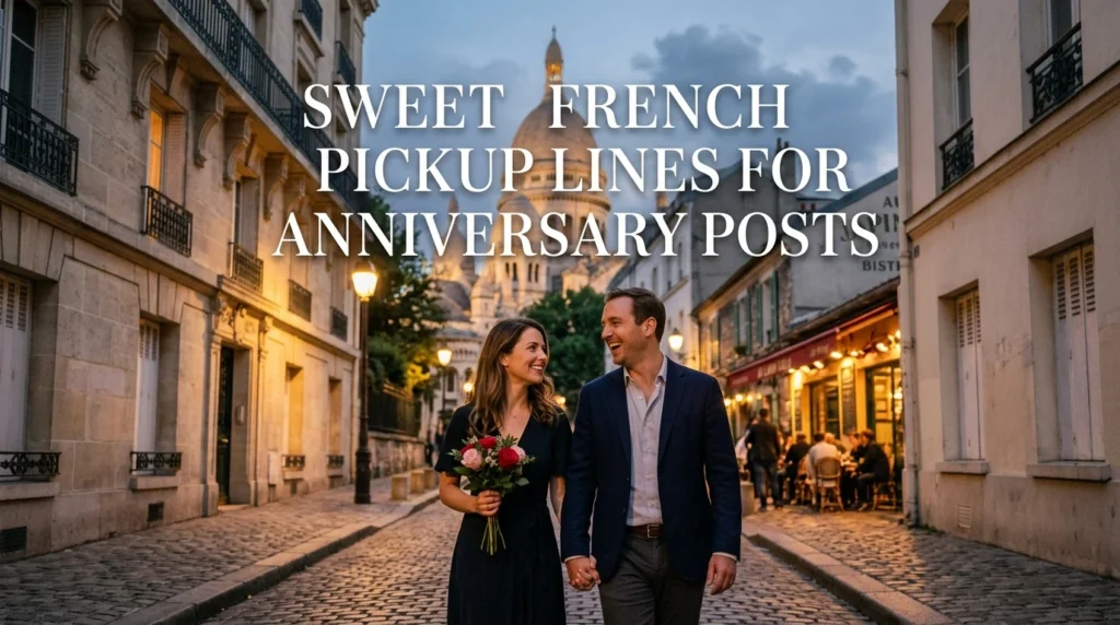 Sweet French Pickup Lines For Anniversary Posts