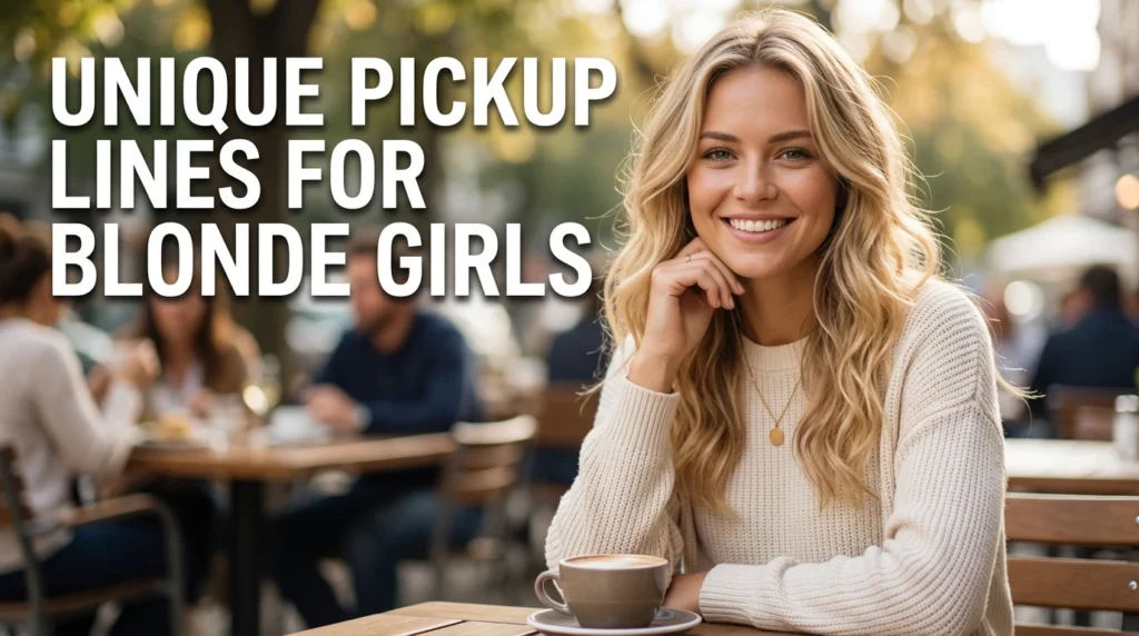 Unique Pickup Lines For Blonde Girls