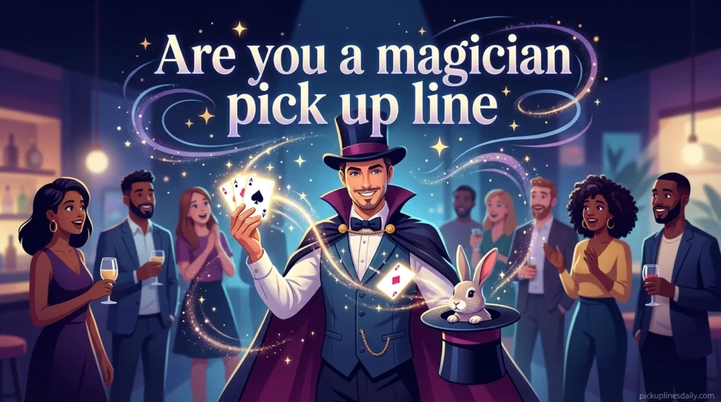 Are you a magician pick up line