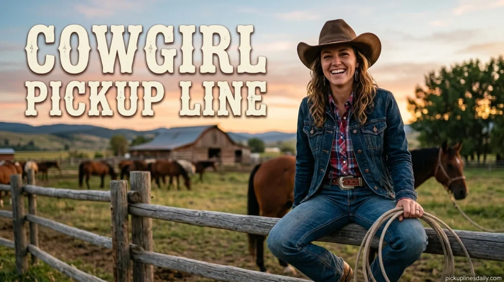 Cowgirl Pickup Line