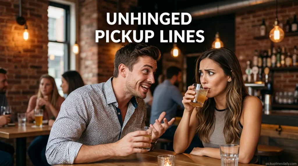 Unhinged Pickup Lines