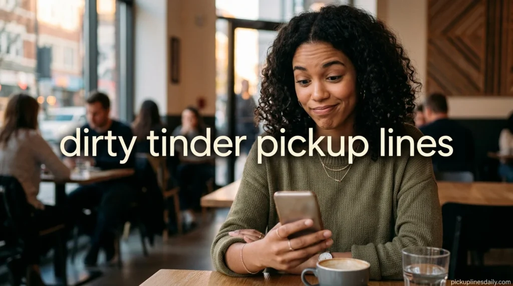 dirty tinder pickup lines