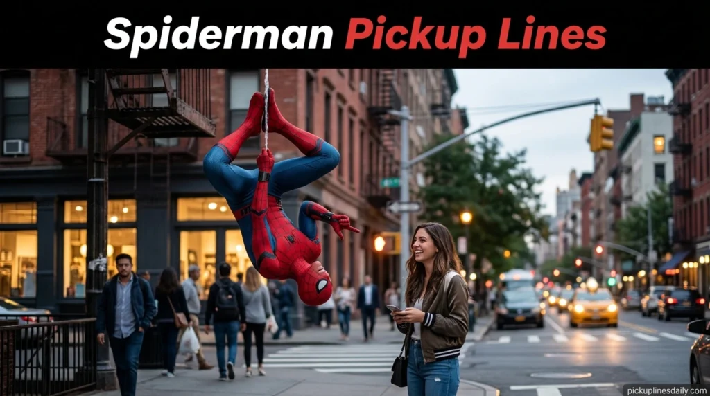 Spiderman Pickup Lines