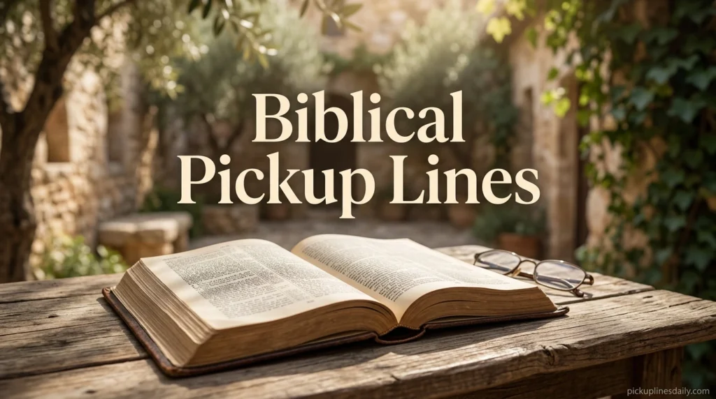 Biblical Pickup Lines