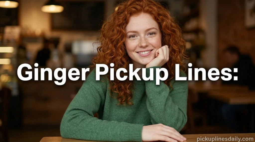 Ginger Pickup Lines: