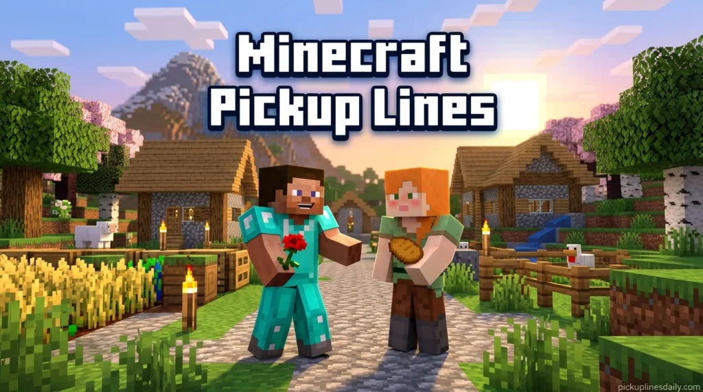 Minecraft Pickup Lines