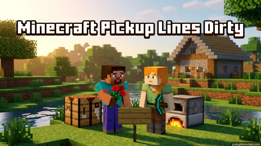Minecraft Pickup Lines Dirty