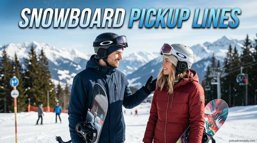 Snowboard Pickup Lines