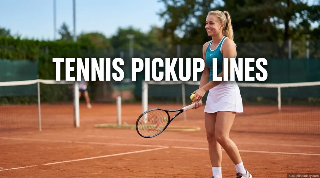 Tennis Pickup Lines
