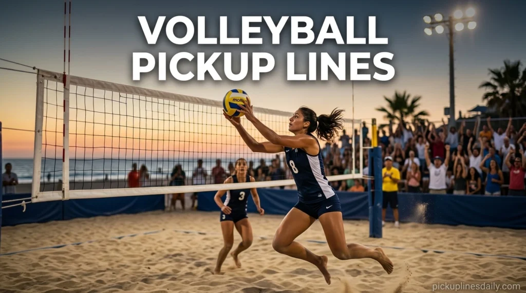 Volleyball Pickup Line