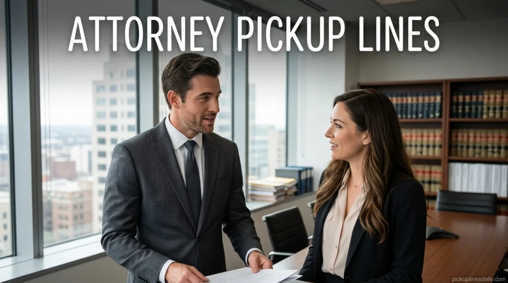 Attorney Pickup Lines