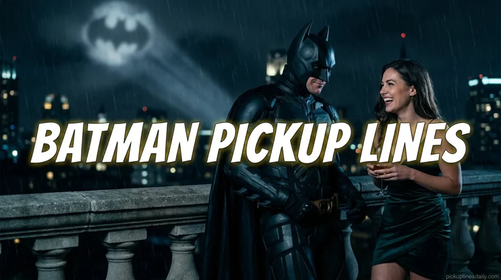 Batman Pickup Lines