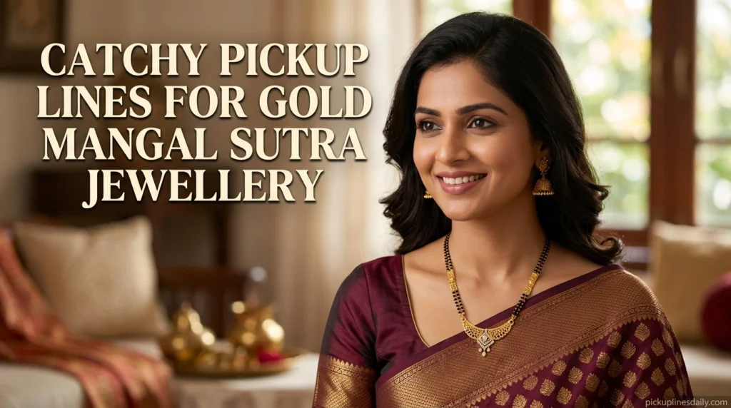 Catchy Pickup Lines For Gold Mangal Sutra Jewellery