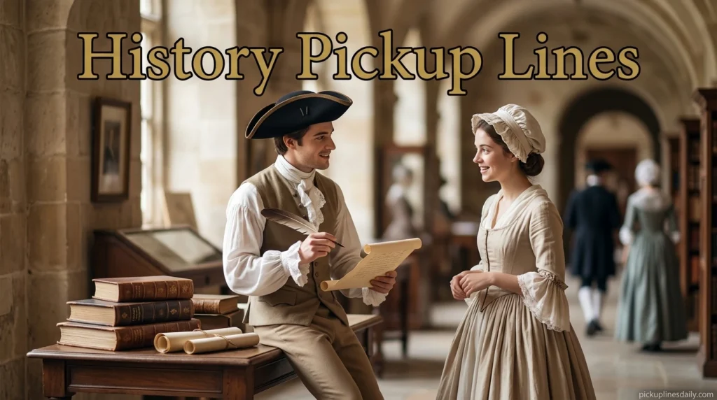 History Pickup Lines