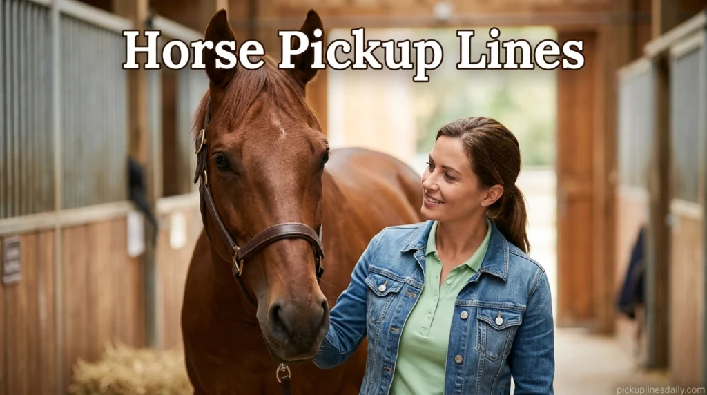 Horse Pickup Lines