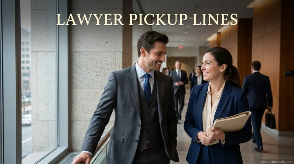 Lawyer Pickup Lines